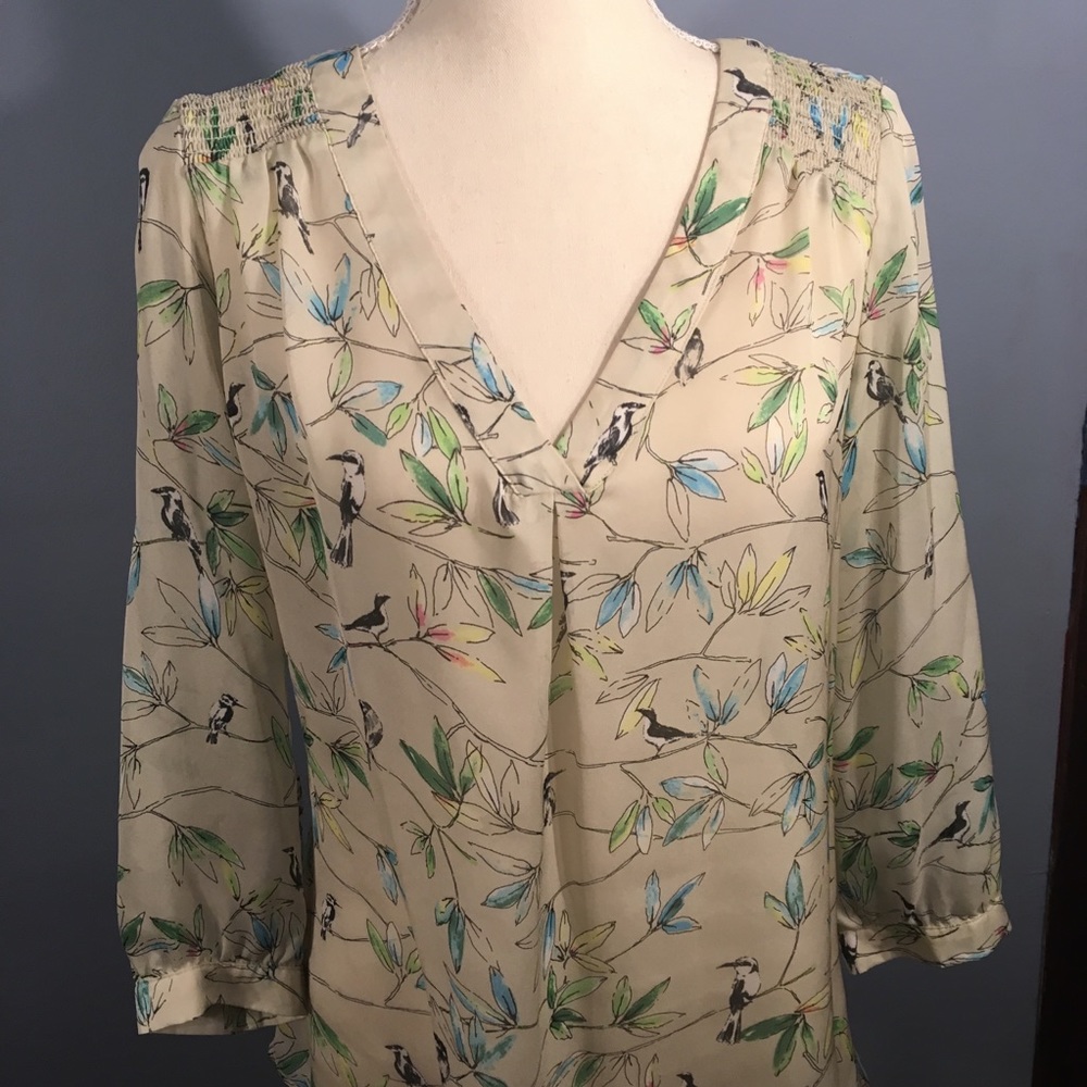 WILL DONATE Cute bird blouse from limited